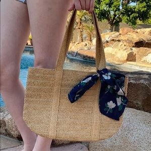 Draper James small straw bag